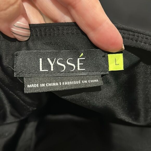 NWT Lysse Black Boot Cut Trousers/Leggings Size Large - Picture 6 of 11